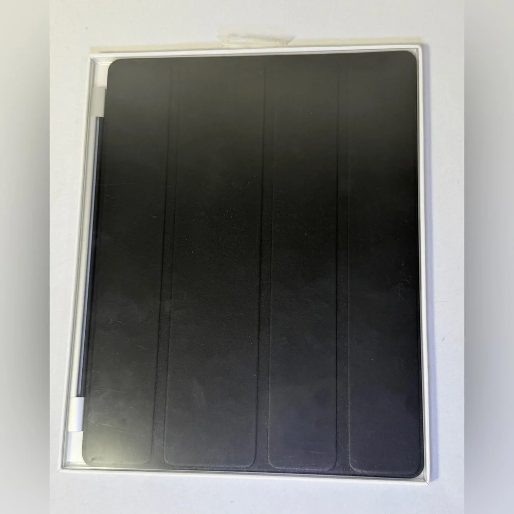 Apple iPad Smart Cover Leather Black 9.7” iPad 2 3 4 MD301LL/A OEM New in Box